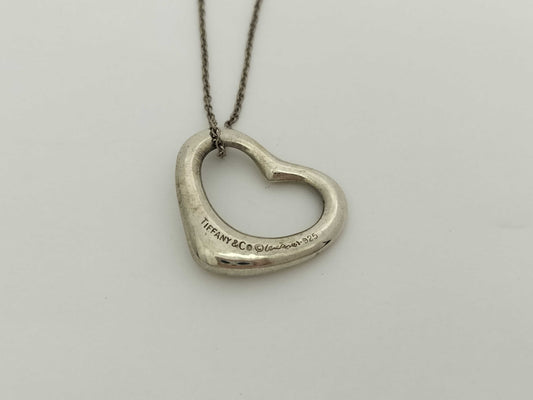 Tiffany & Co. Open Heart 925 Necklace