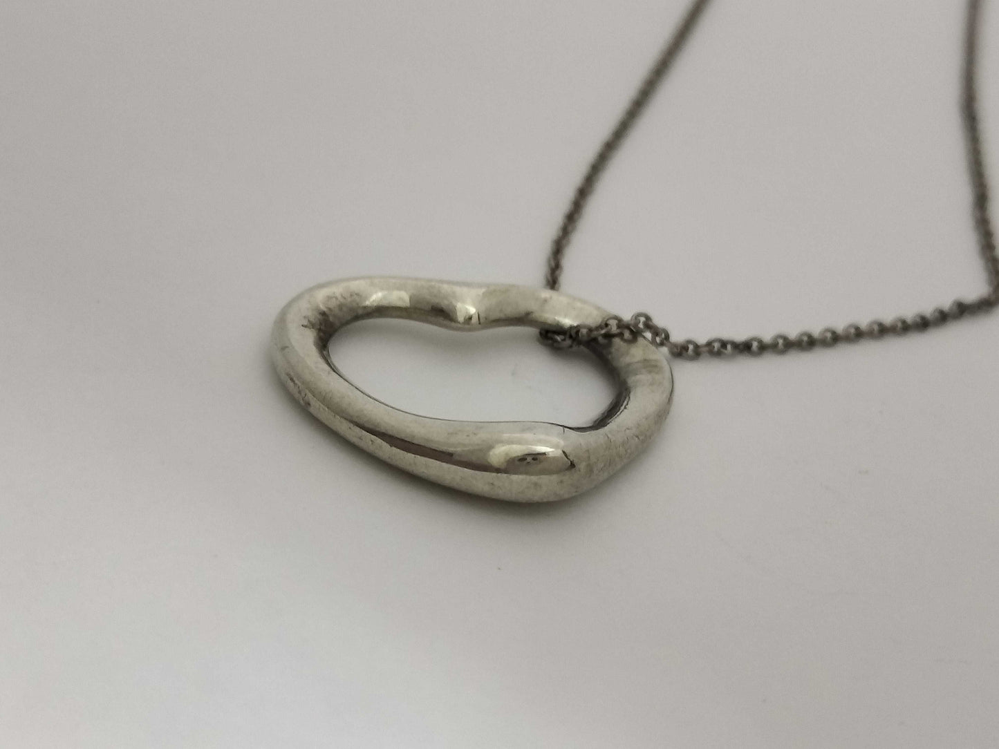 Tiffany & Co. Open Heart 925 Necklace