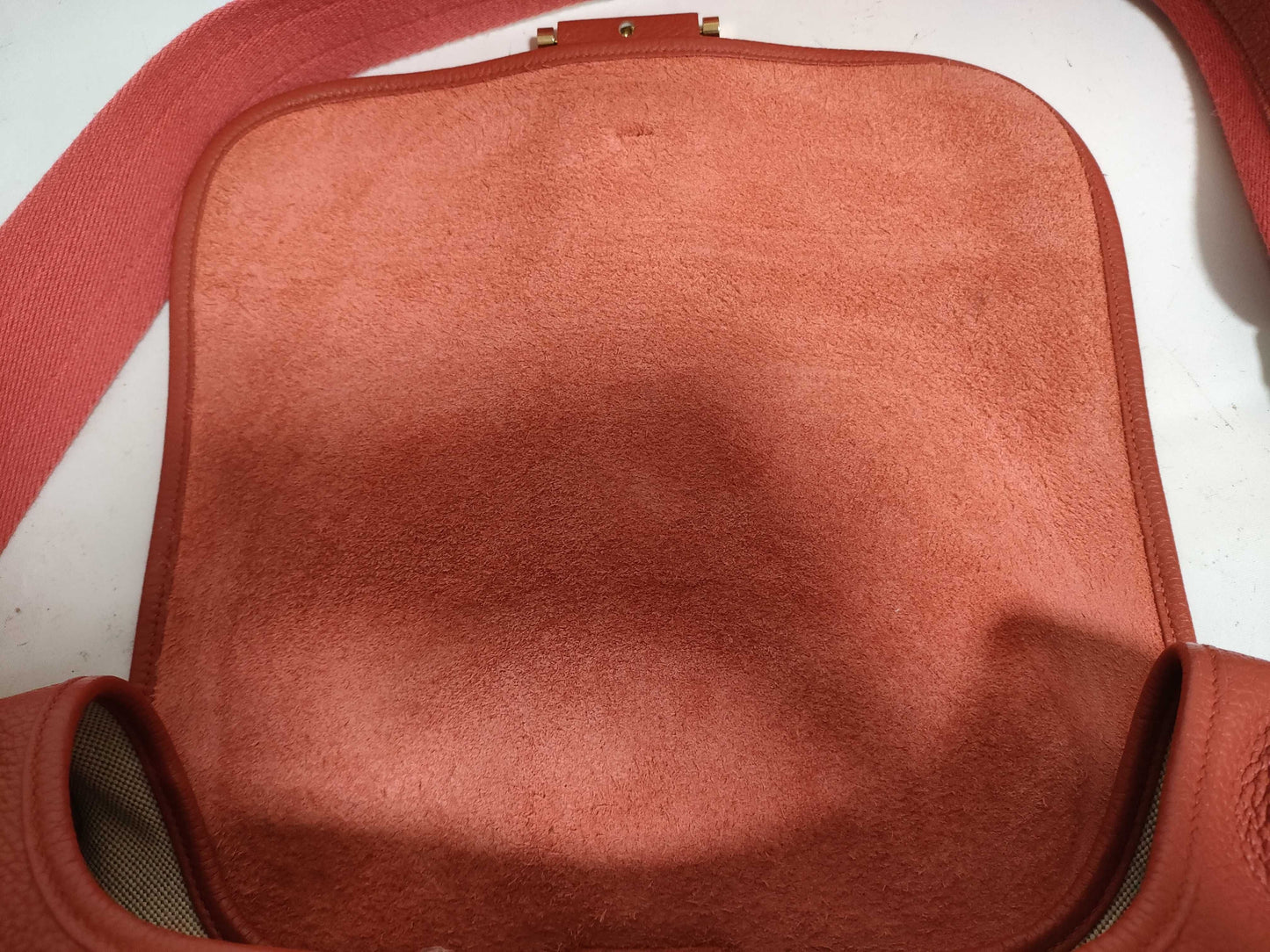 HERMES HERMES Blue Langueux Shoulder Bag