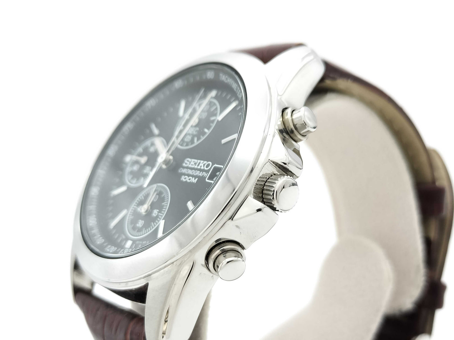 SEIKO 7T92-0CW0 8N0054 Black Dial Quartz Men's Watch