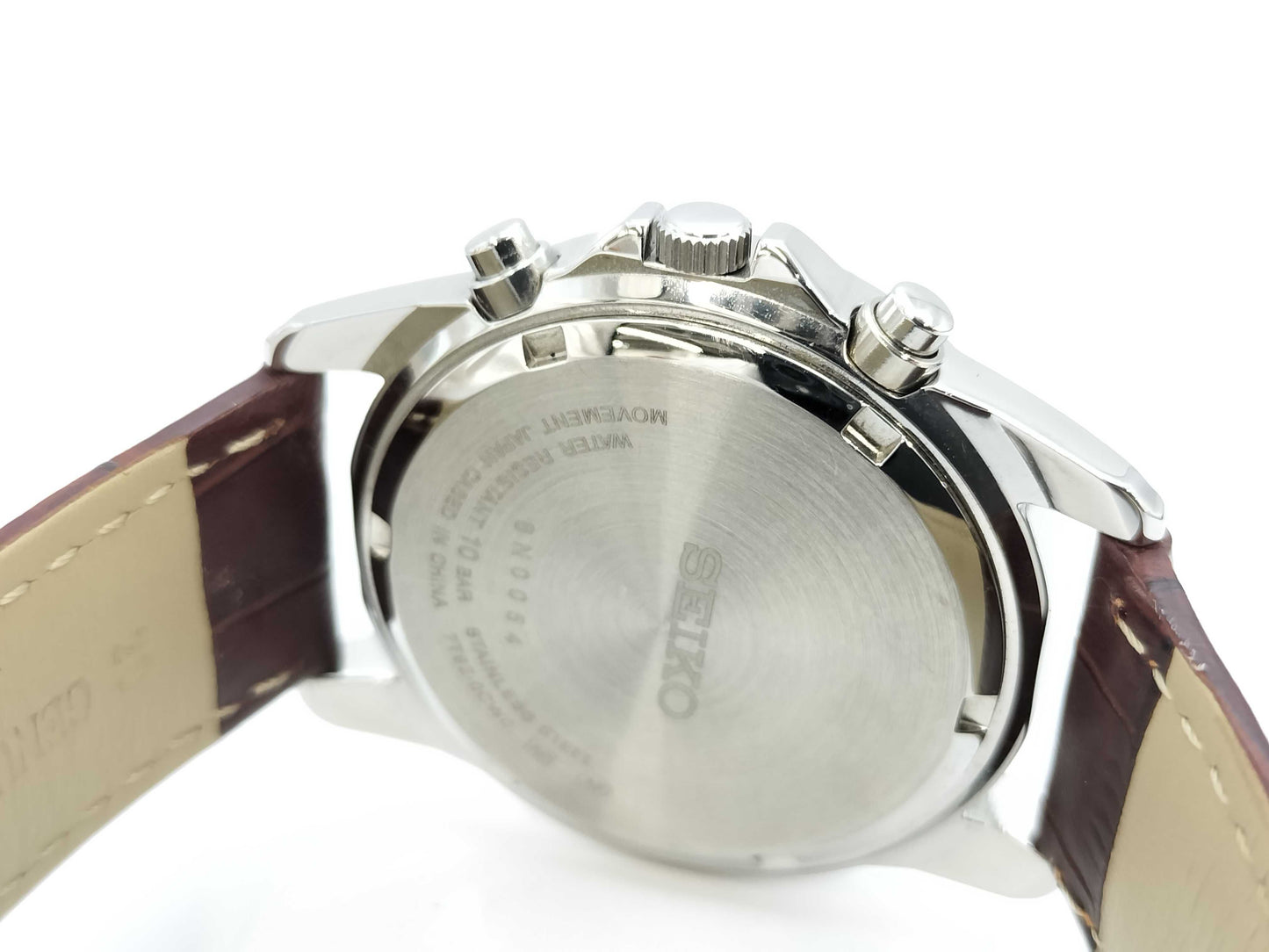 SEIKO 7T92-0CW0 8N0054 Black Dial Quartz Men's Watch