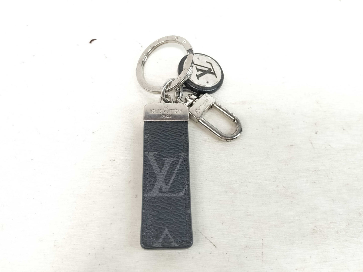 LOUIS VUITTON M80237 Porte-Clés LV Club PVC and Leather Key Ring Accessory Key Case/Key Holder