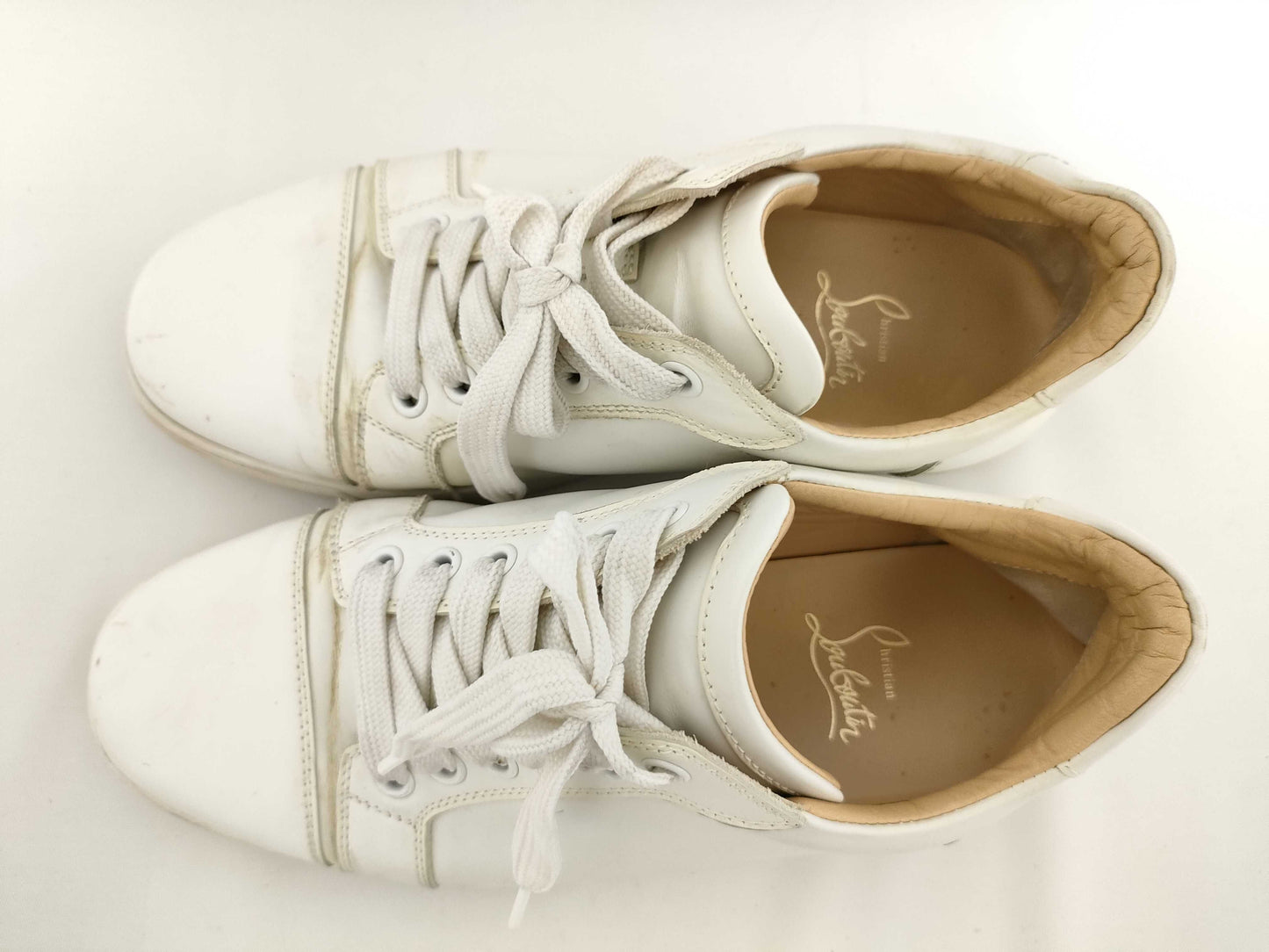 Christian Louboutin Calfskin White Sneakers Size 37