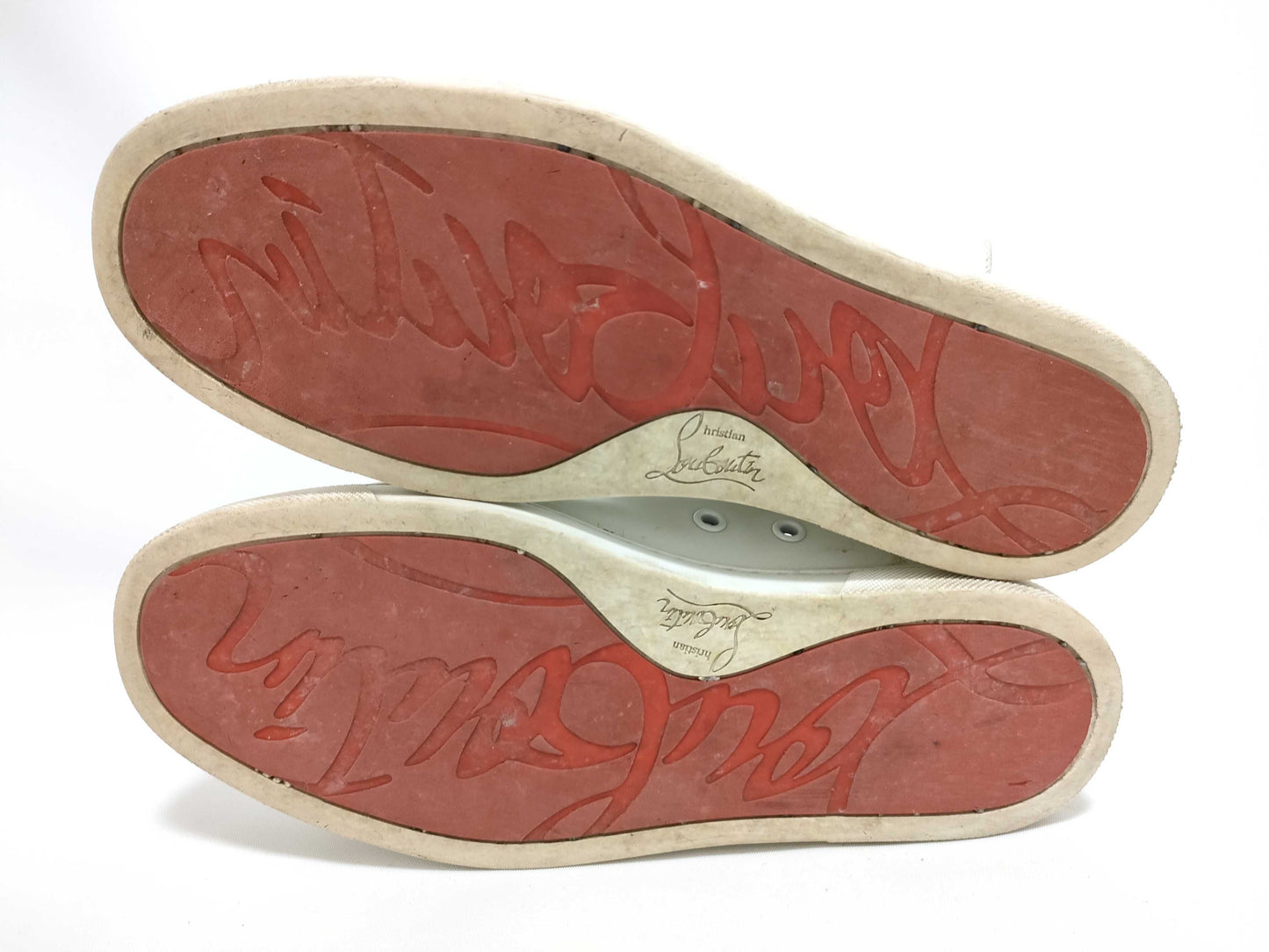 Christian Louboutin Calfskin White Sneakers Size 37