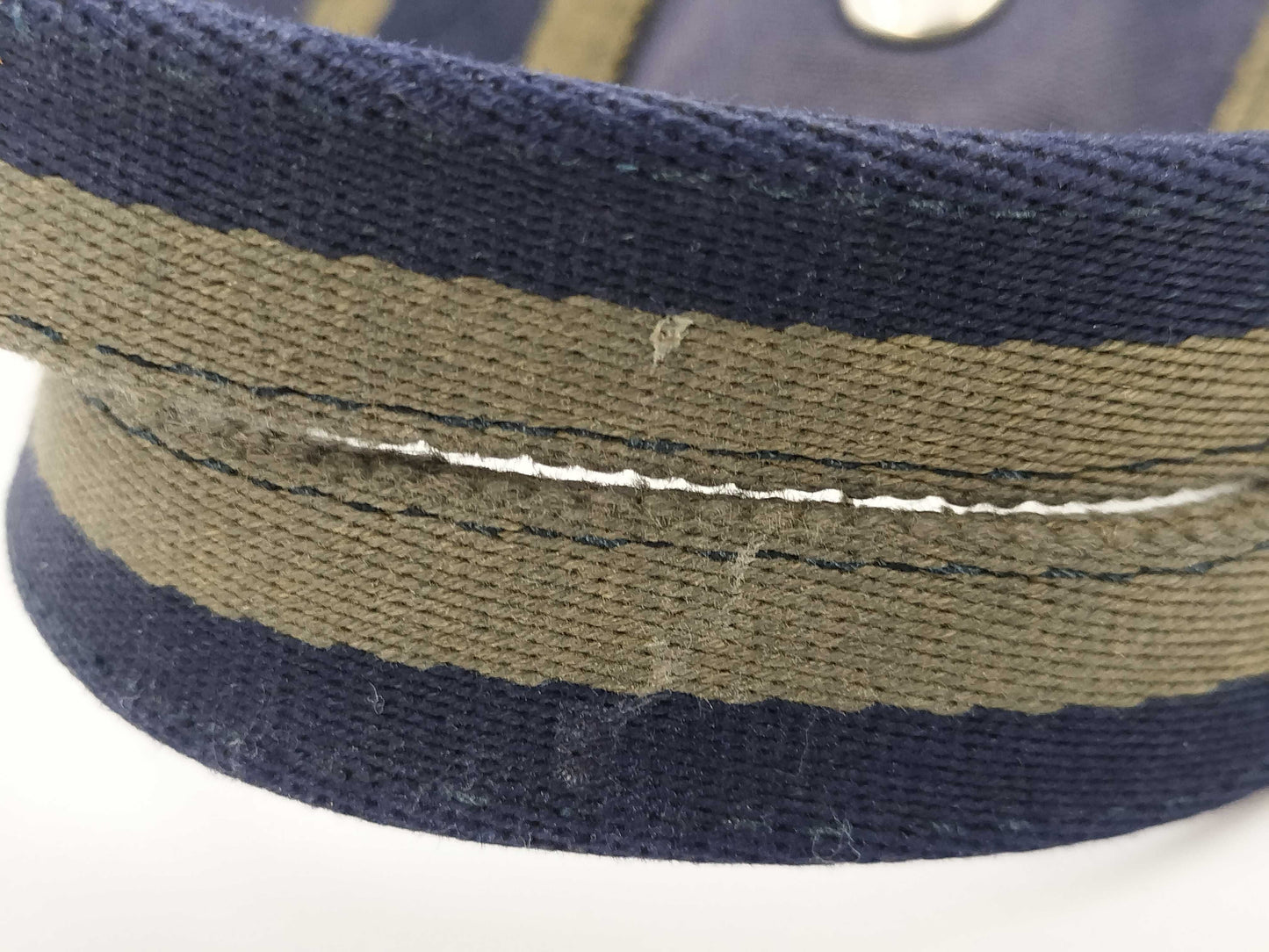 HERMES Foul Tote PM Navy Canvas Tote Handbag