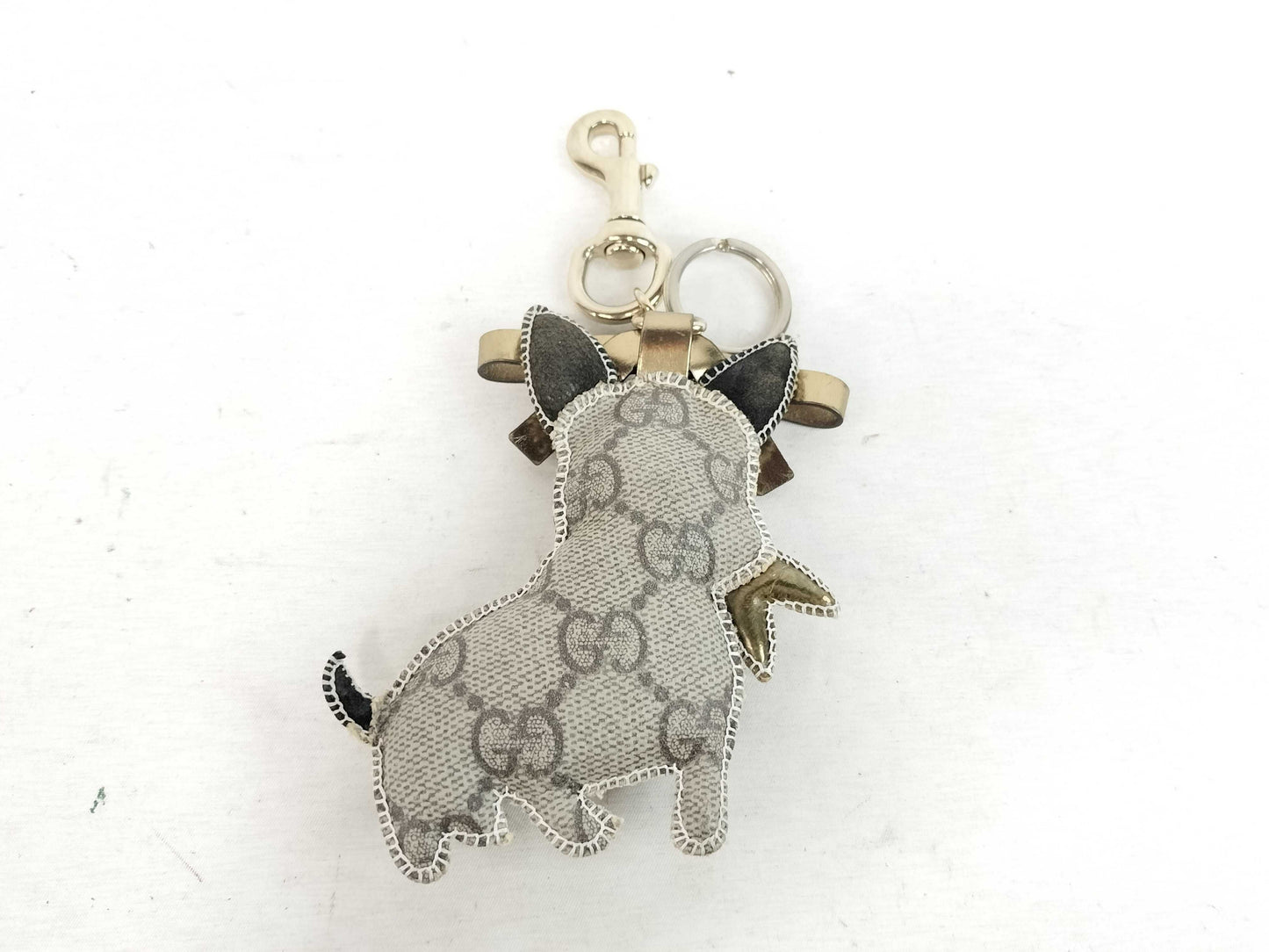 GUCCI GG Gucci Gucci Gucci Gucci GG Dog Charm Keychain Accessory Key Case Keychain