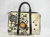 GUCCI GG Supreme Floral PVC and Leather Mini Boston Handbag