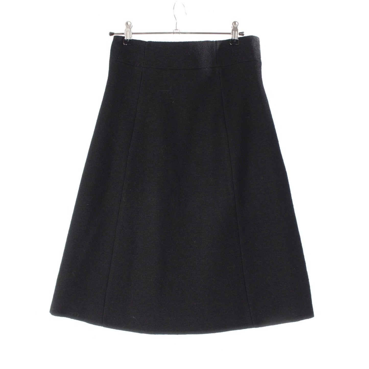 GUCCI Y2K Wool Giannini Big Button Skirt Black Size 36