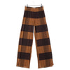 PLEATS PLEASE PLEATS PLEASE PLEATS PLEASE ISSEY Check Wide Pants PP03-JF501 Yellow Brown Pleats Please Issey Miyake 4 Pants