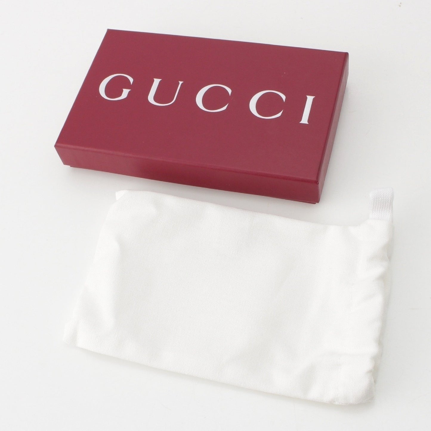 GUCCI Coated Fabric GG Emblem 821209 Black Card Case/Pass Case/Business Card Holder