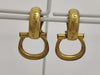 CELINE Earrings with Logo, Gold