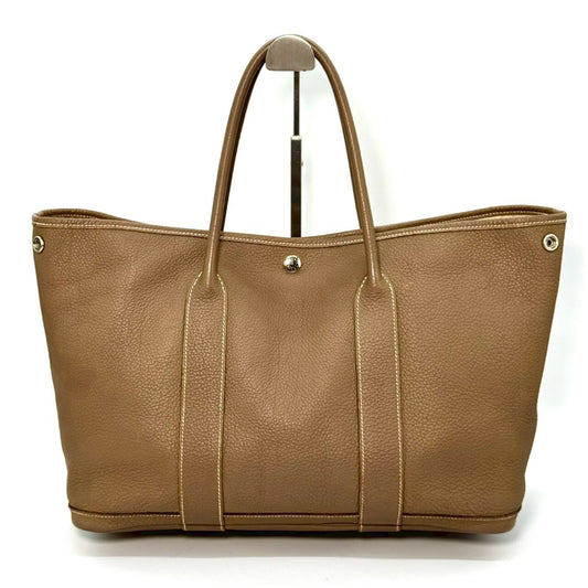 HERMES Garden Party Negonda Etoupe Tote Bag PM □K