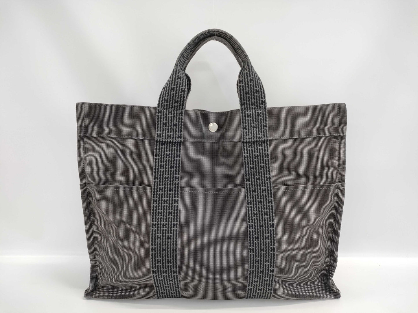 HERMES Air Line MM Gray Tote Bag