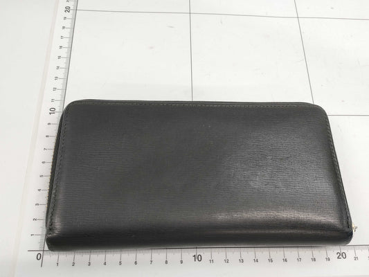 GUCCI Gucci Interlocking G Round Zip Wallet Black Wallet