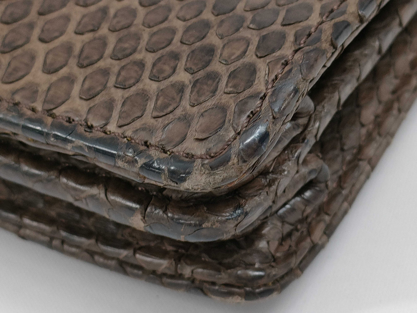 VERSACE GIANNI VERSACE Old Versace Python Clutch Bag Second Bag