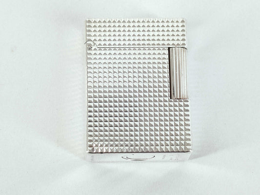 S.T.Dupont Lighter Line 1 Short Silver All-Over Print Other Accessories