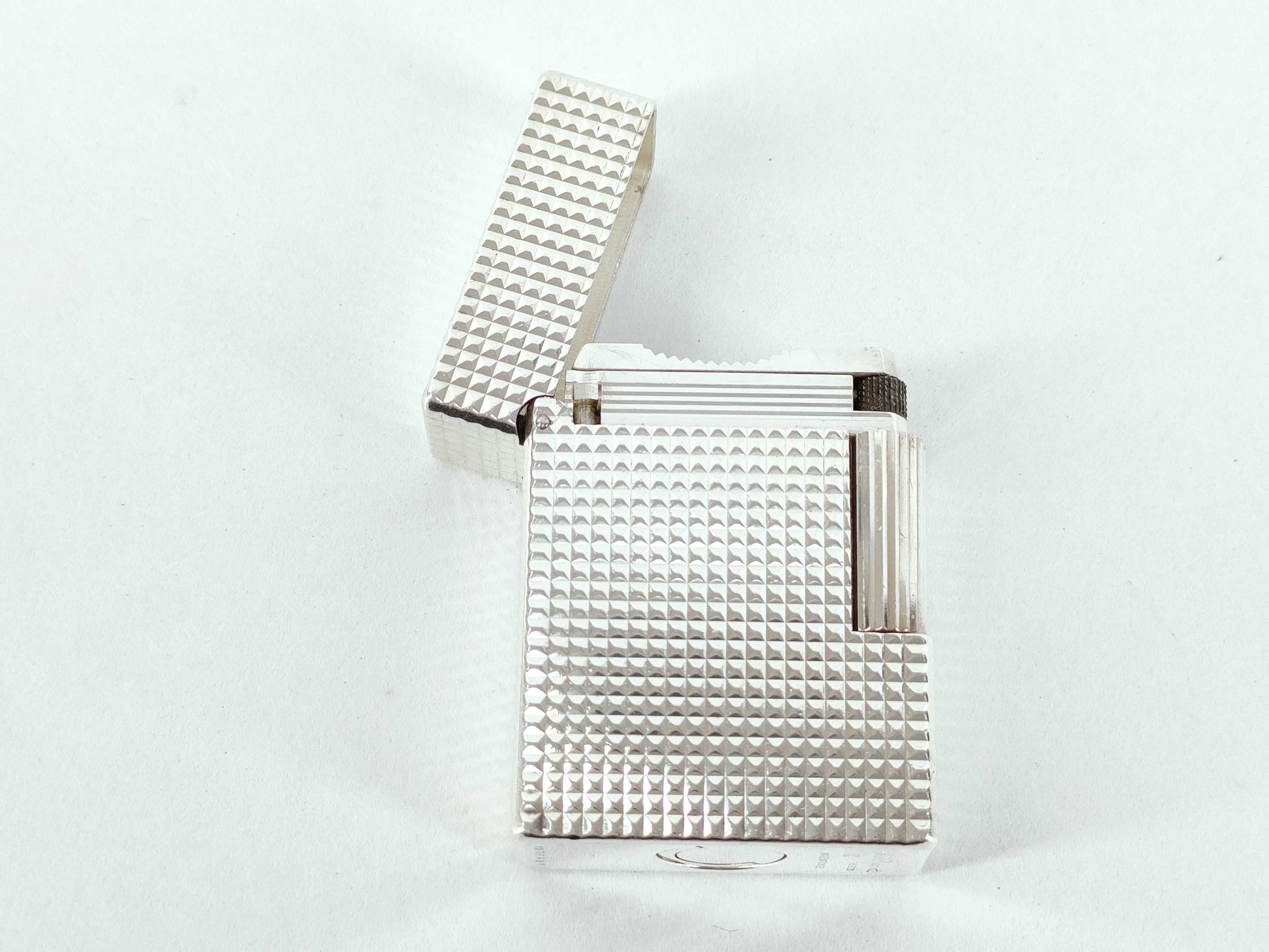S.T.Dupont Lighter Line 1 Short Silver All-Over Print Other Accessories