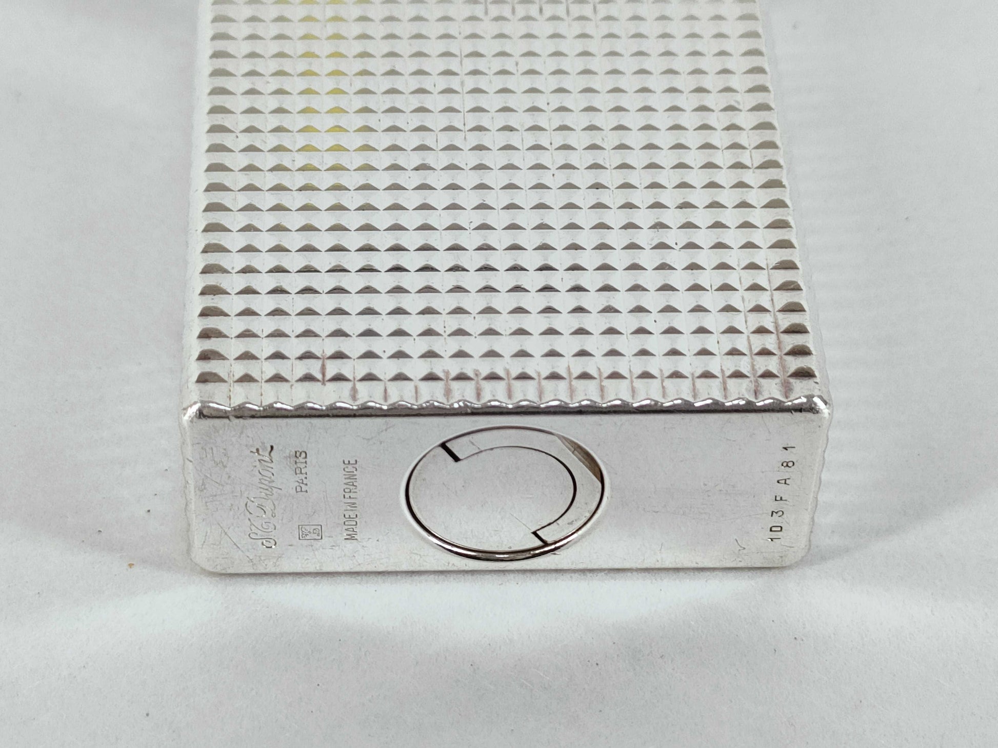 S.T.Dupont Lighter Line 1 Short Silver All-Over Print Other Accessories