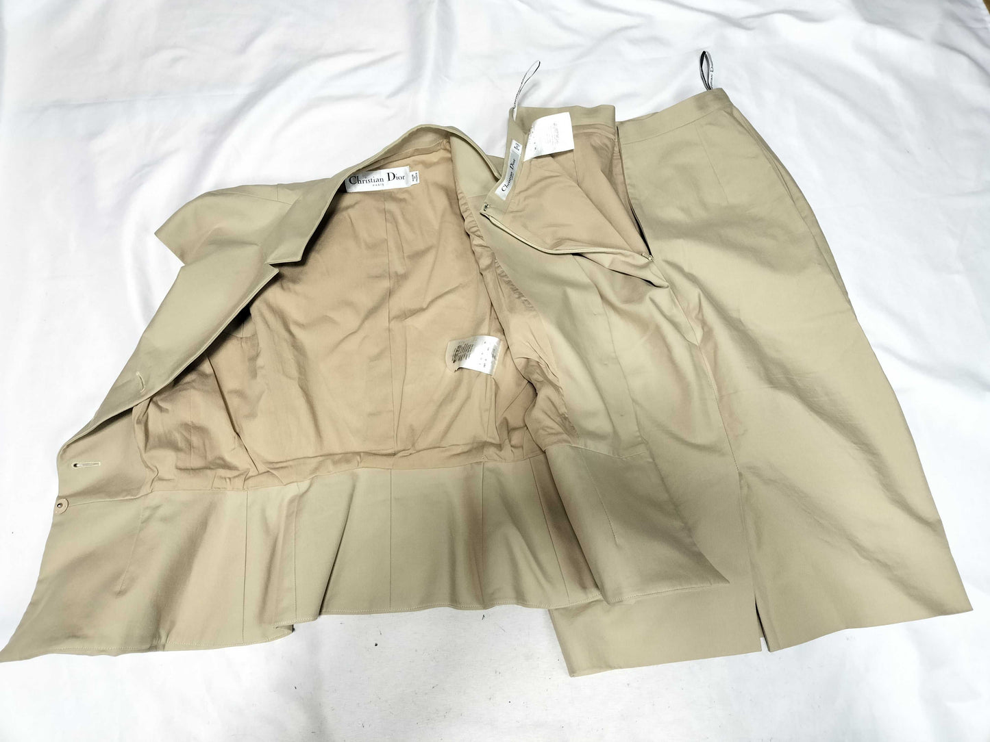 Current Christian Dior Dior Bar Jacket, Bar Waist, Bar Silhouette Skirt Set, Other Apparel