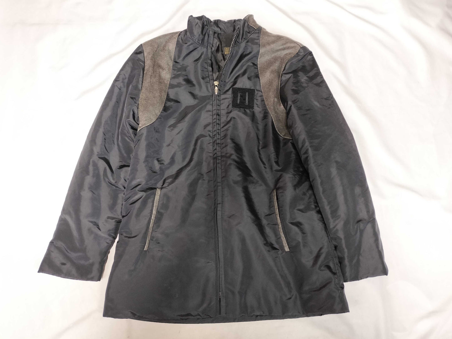 FENDI Men's FF Zucca Black Quilted Blouson Jacket