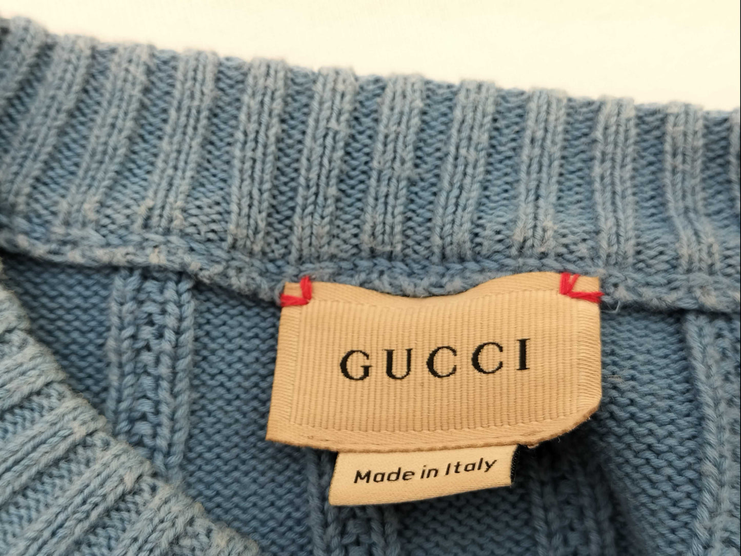 GUCCI current tag GG pattern logo knit thick top