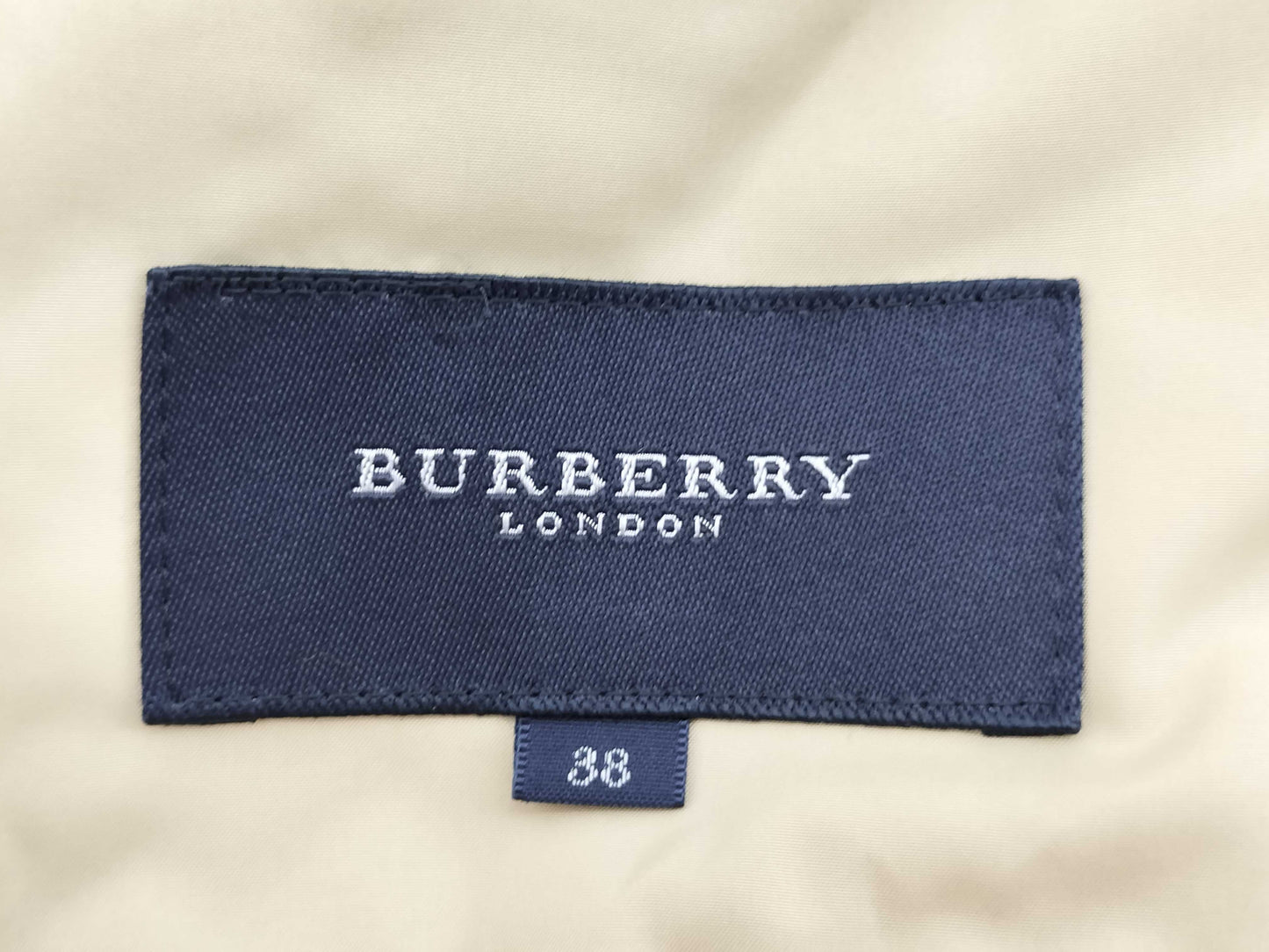 BURBERRY Fur Down Jacket Nova Check Coat