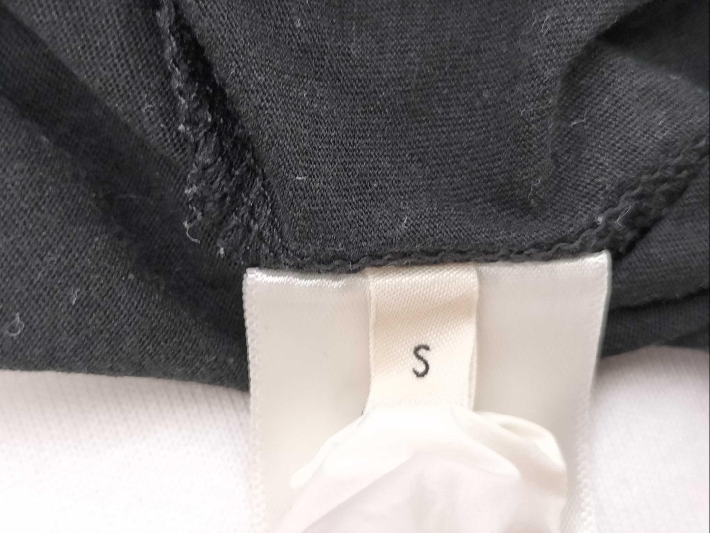 CELINE Black T-shirt Current logo T-shirt