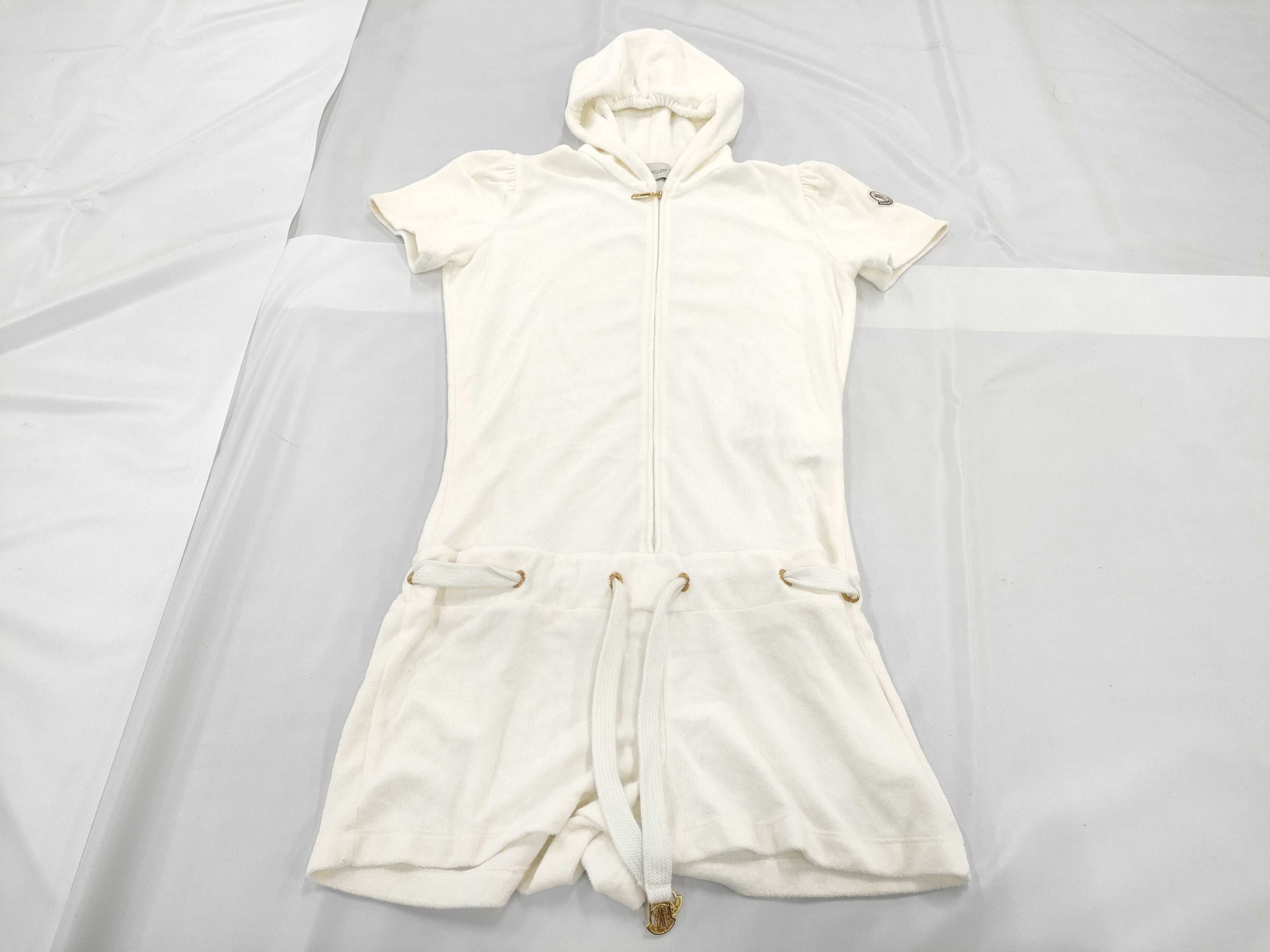 MONCLER Pile Hoodie Dress, Hooded, Size XS, Dress
