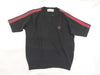 GUCCI Logo Embroidered Knit Top in Black