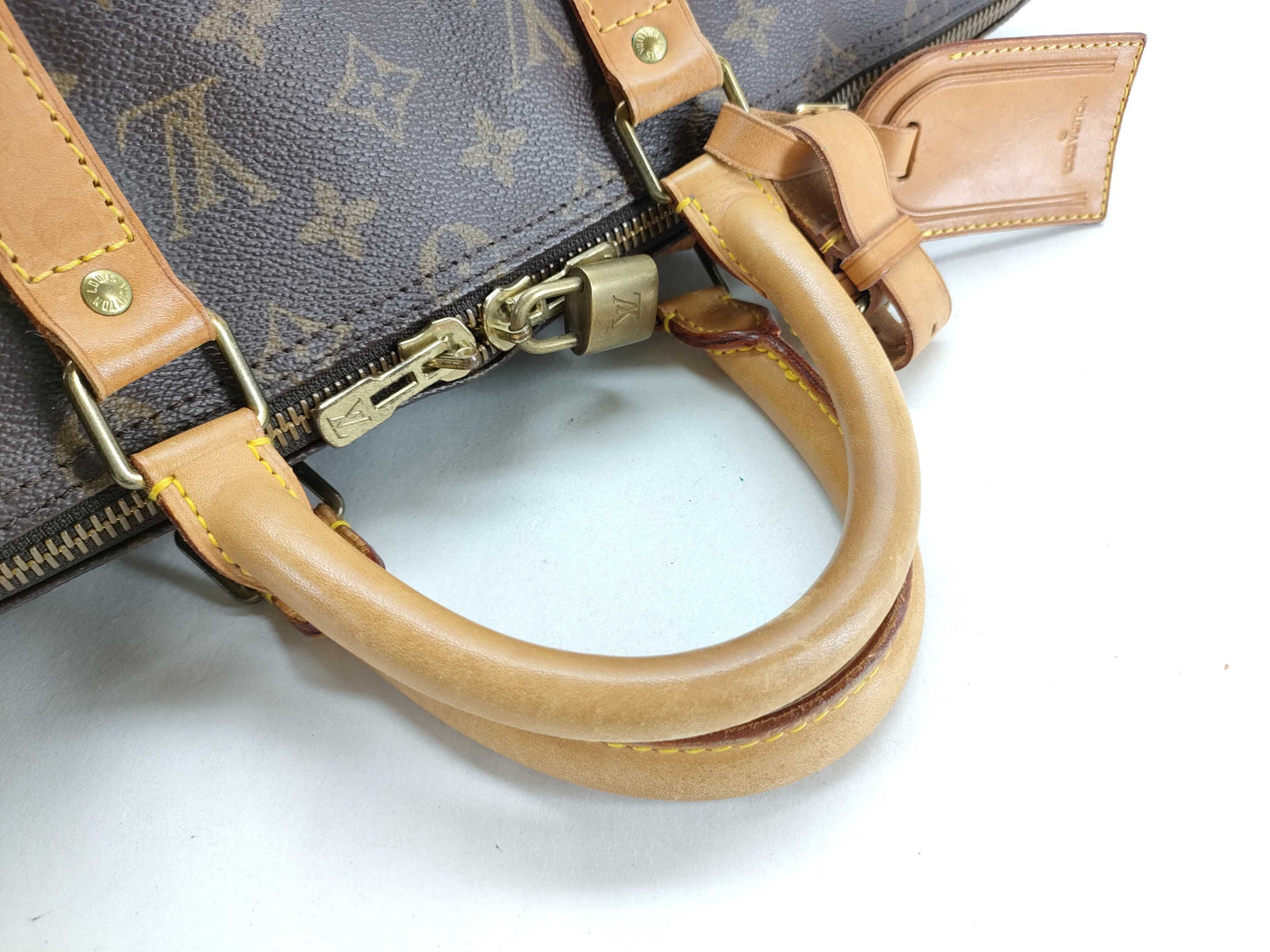 LOUIS VUITTON Monogram Keepall Bandouliere 50 M41416 Monogram Boston Bag