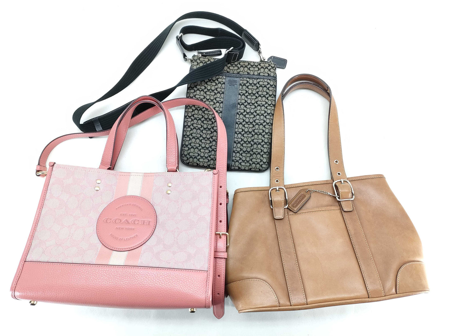 COACH Signature 3-Piece Tote Bag Set