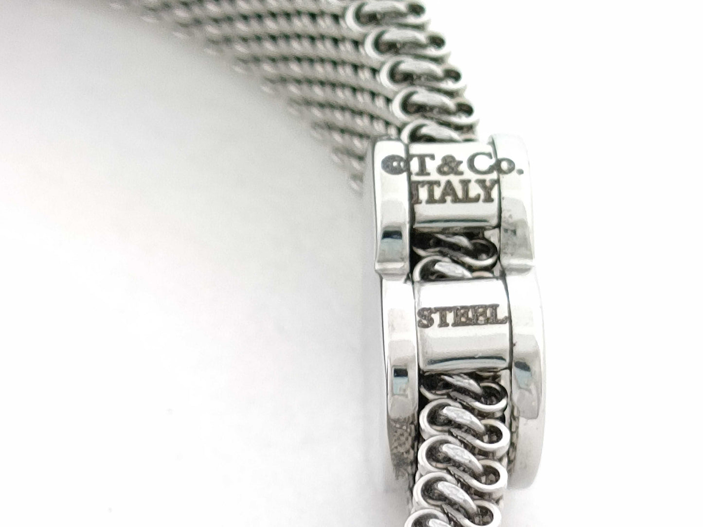 Tiffany & Co. Somerset Bracelet, Heart Mesh, Silver, 16.7g