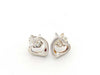 Tiffany & Co. Open Heart 925 Sterling Silver 1.4g Earrings
