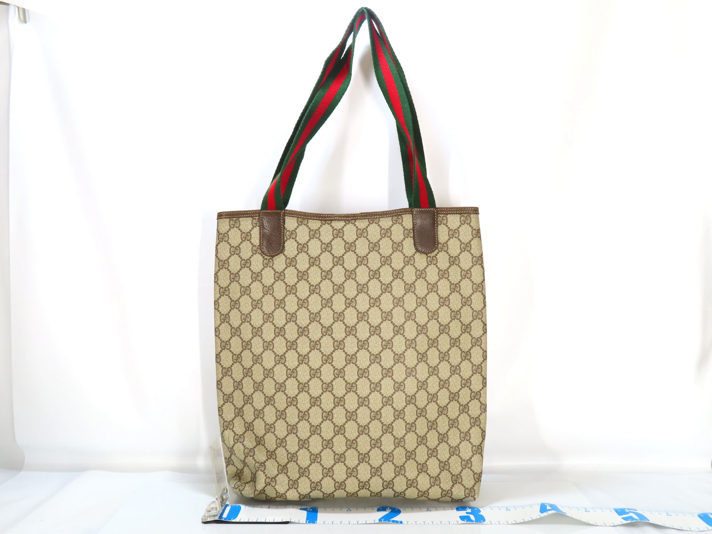 GUCCI GG Supreme Tote Bag 002.123.6487 Brown/Beige W33cm Tote Bag