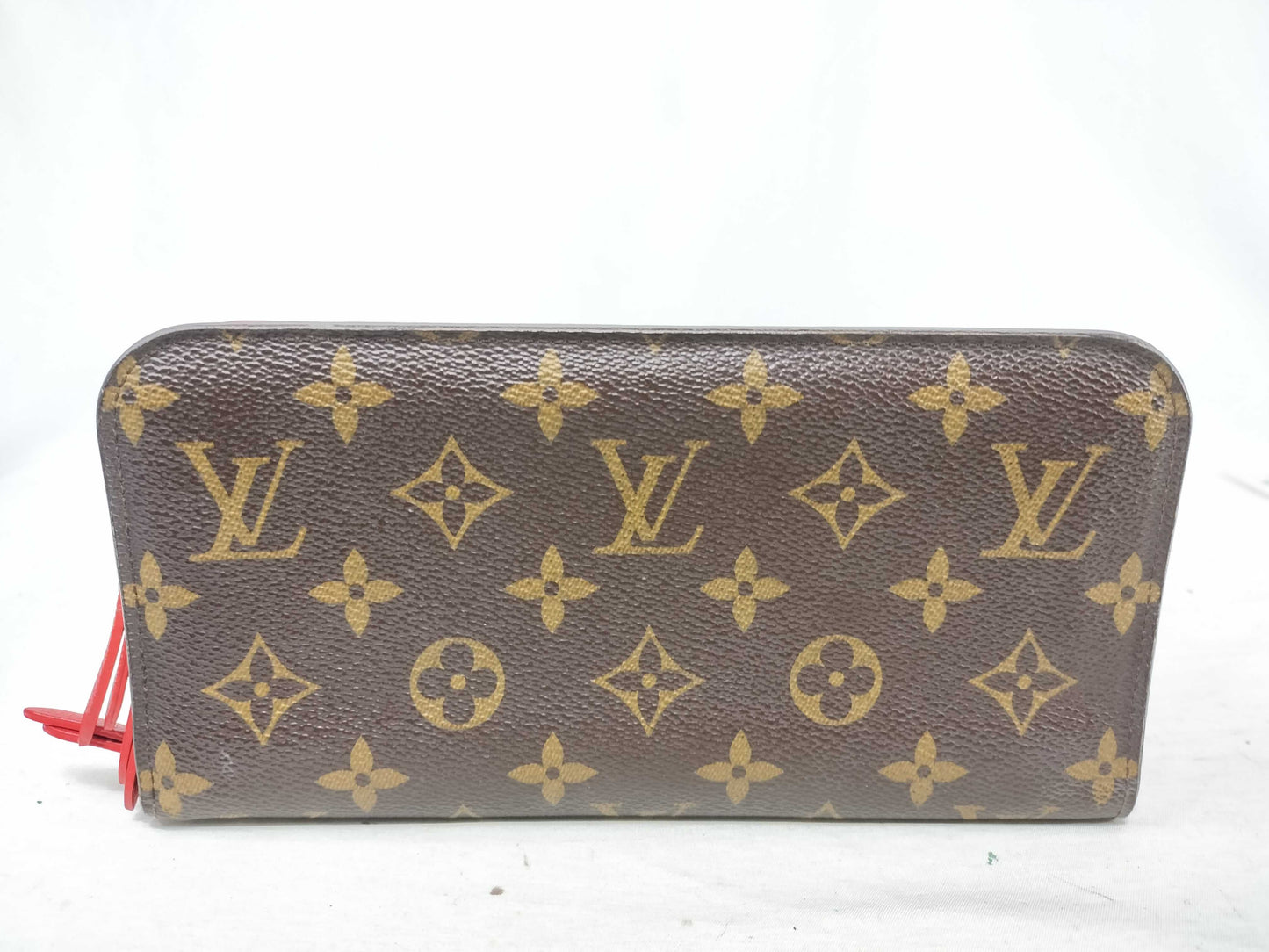 LOUIS VUITTON Monogram LV Monogram Portefeuille Ansolite Bifold Long Wallet Red