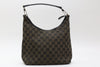 GUCCI GG Canvas Leather Handbag