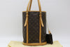 LOUIS VUITTON Monogram Bucket GM Tote Bag