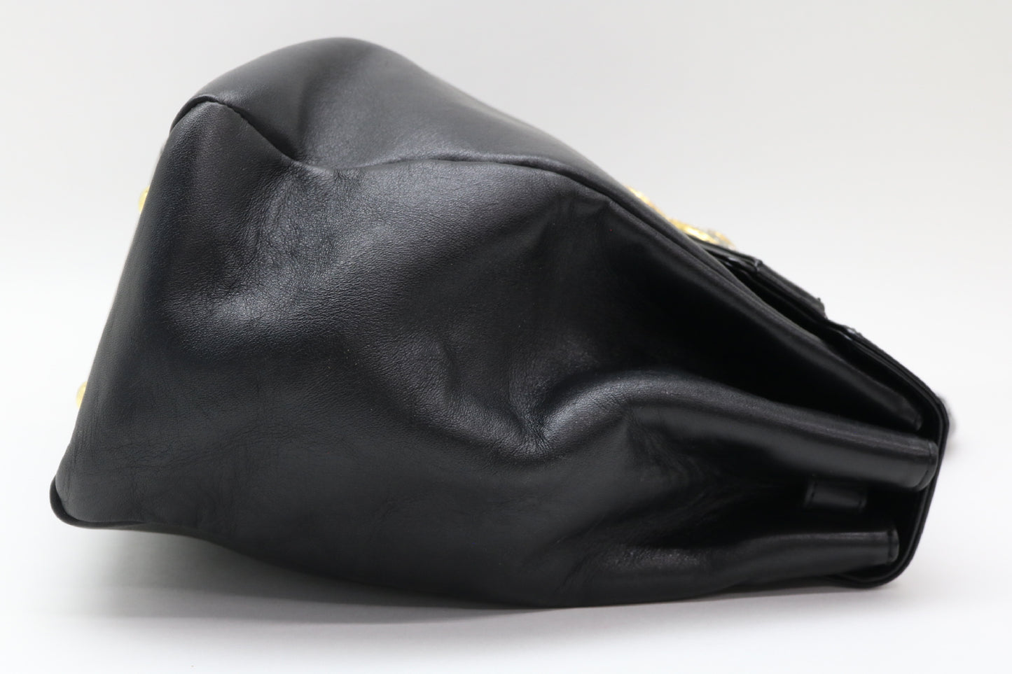 VERSACE Sunburst Leather Handbag