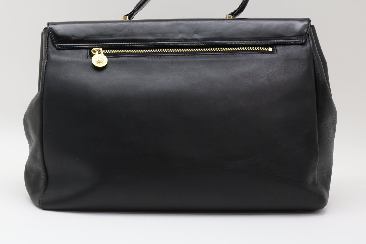 VERSACE Sunburst Leather Handbag