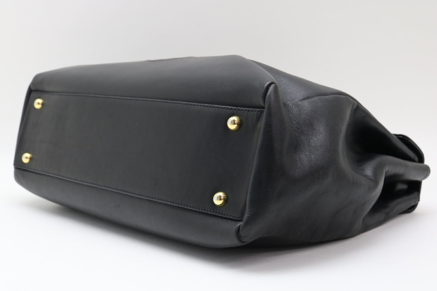 VERSACE Sunburst Leather Handbag