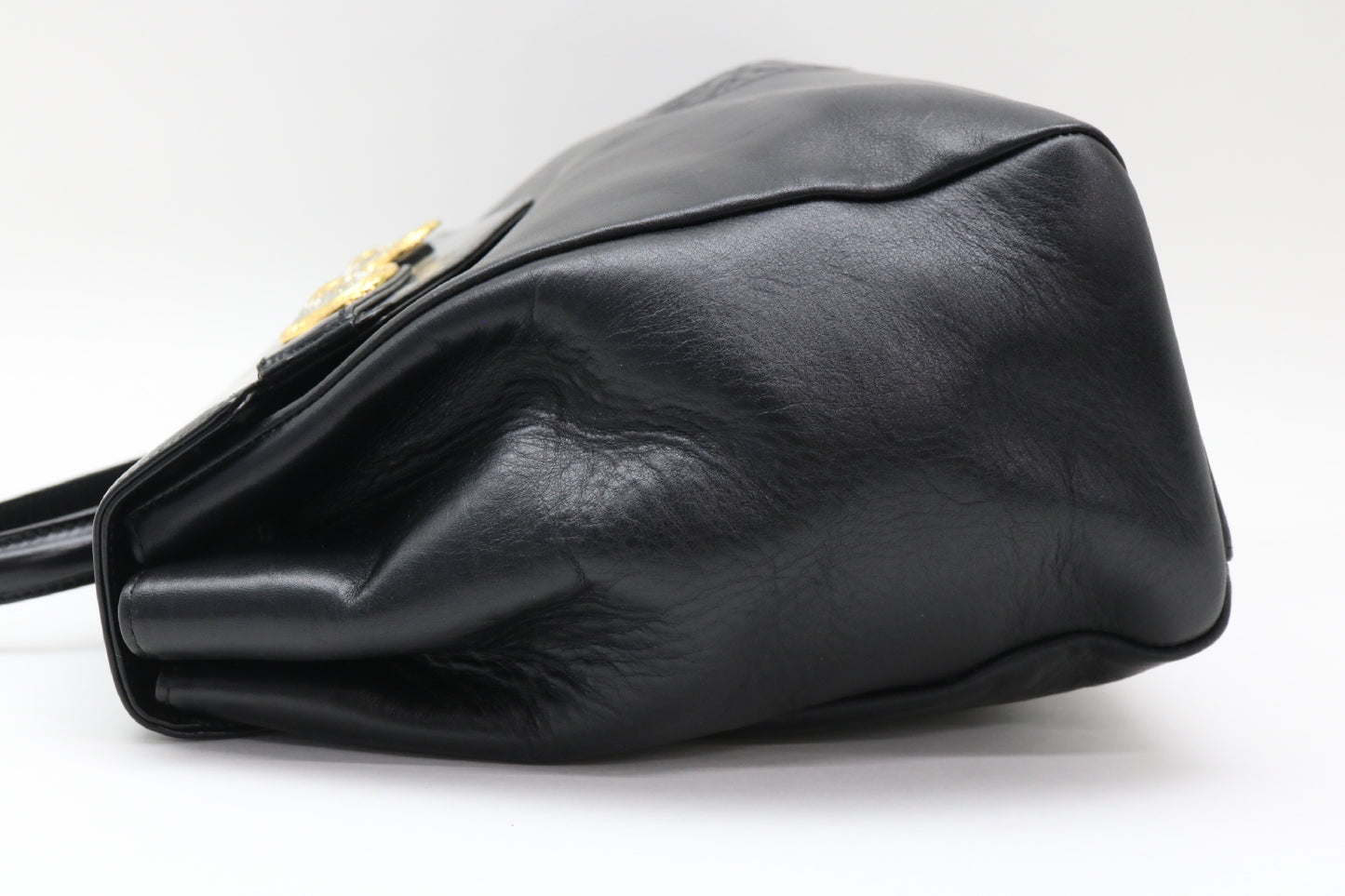 VERSACE Sunburst Leather Handbag