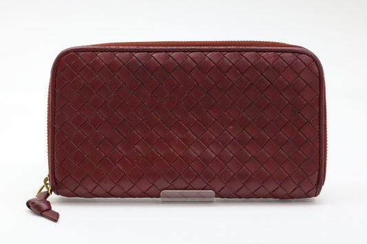 BOTTEGA VENETA Intrecciato Round Zippy Wallet