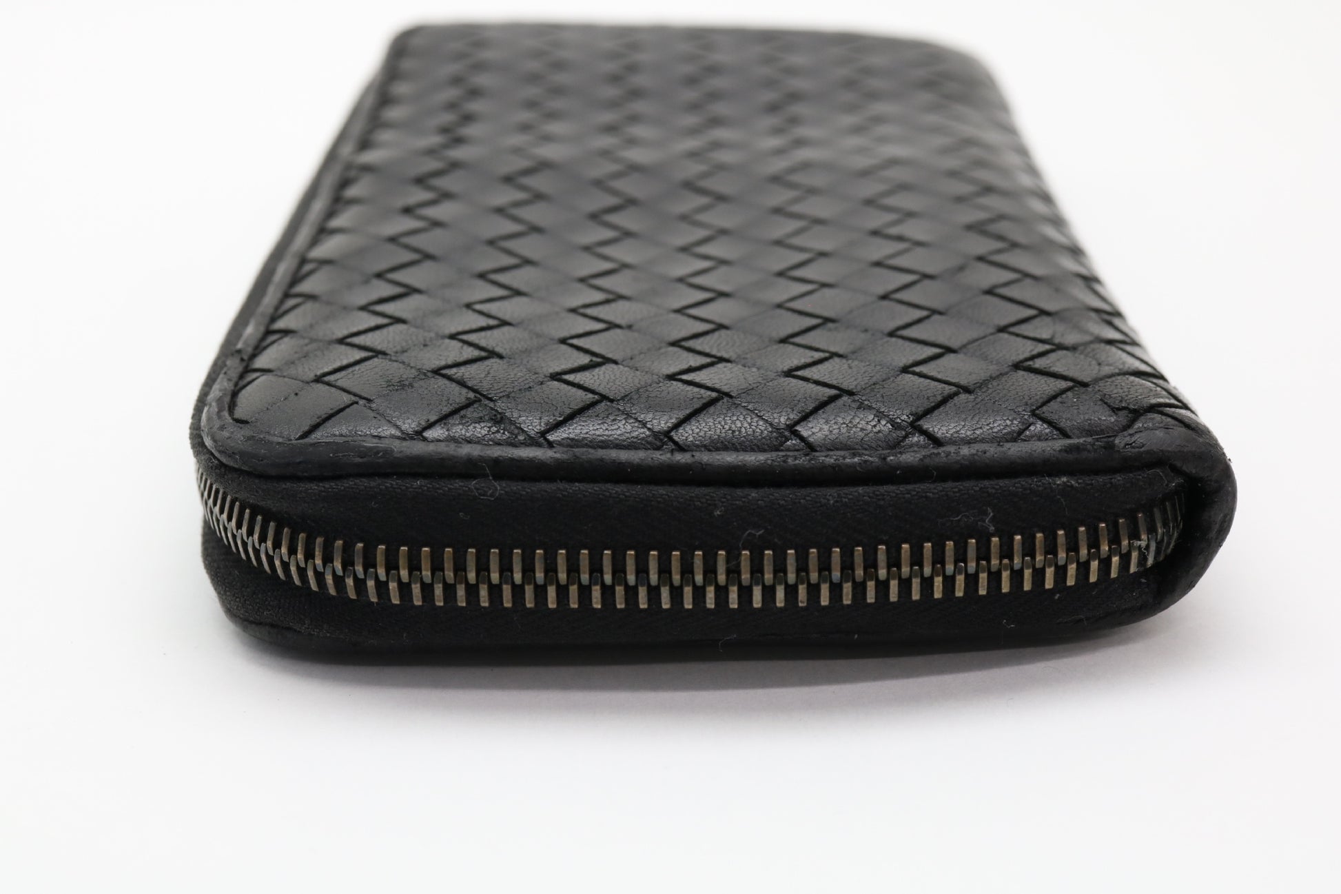 BOTTEGA VENETA Intrecciato Black Wallet