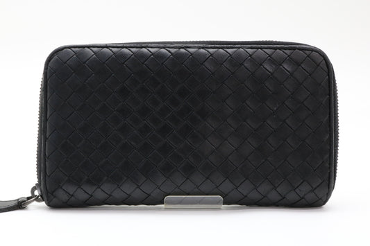 BOTTEGA VENETA Intrecciato Black Wallet