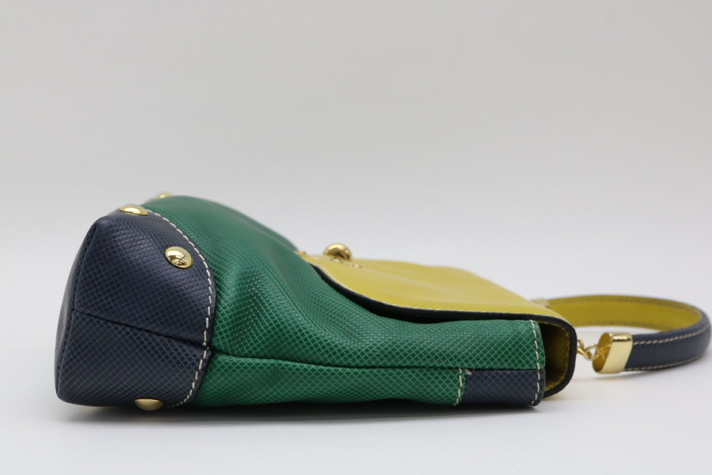 BOTTEGA VENETA Marco Polo Tricolor 2-Way Handbag