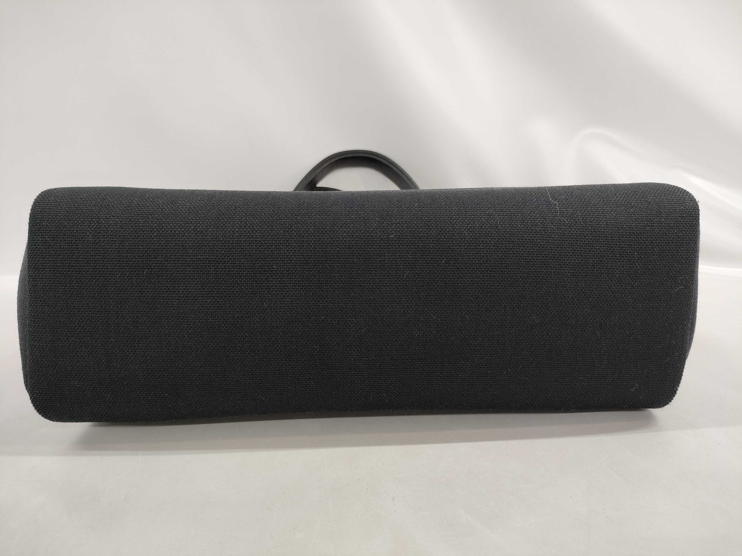 HERMES Airbag Zip 31PM Toile Officier Vache Hunter Black GP Z Stamp Handbag