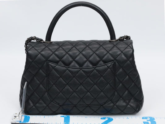 CHANEL Caviar Skin Coco Handle S 21 Series Shoulder Bag