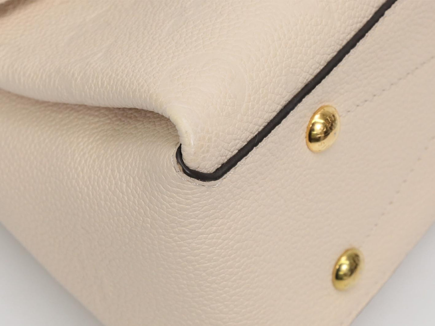 LOUIS VUITTON Empreinte Georges BB Beige M53943 RFID Verified Shoulder Bag