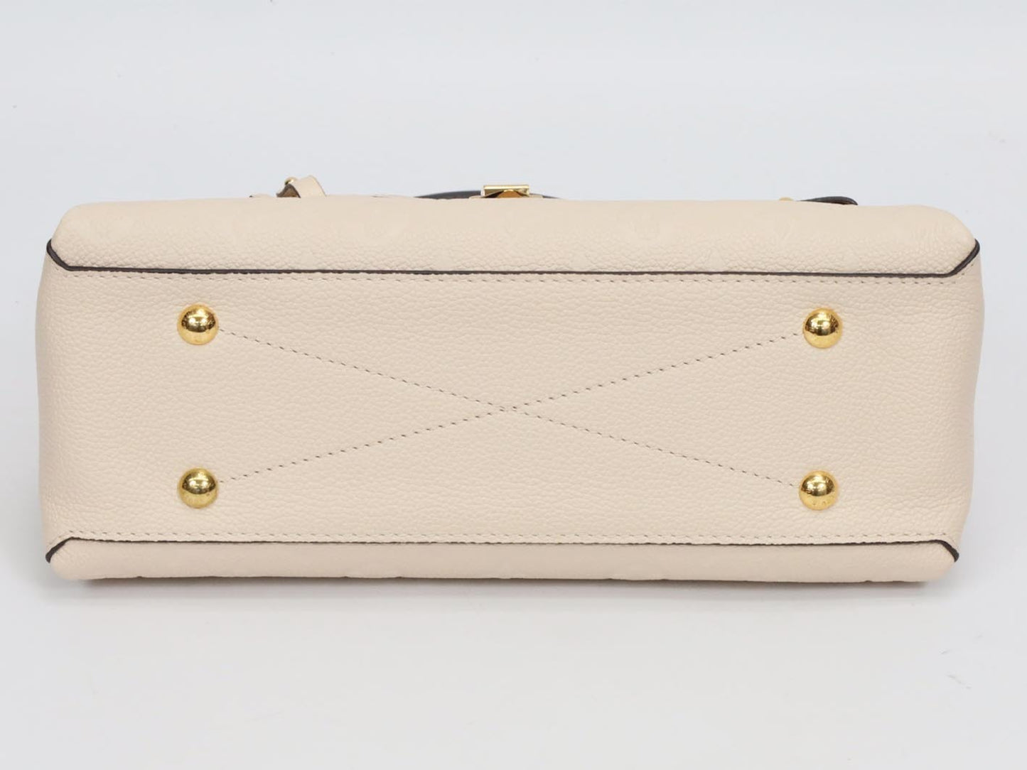 LOUIS VUITTON Empreinte Georges BB Beige M53943 RFID Verified Shoulder Bag