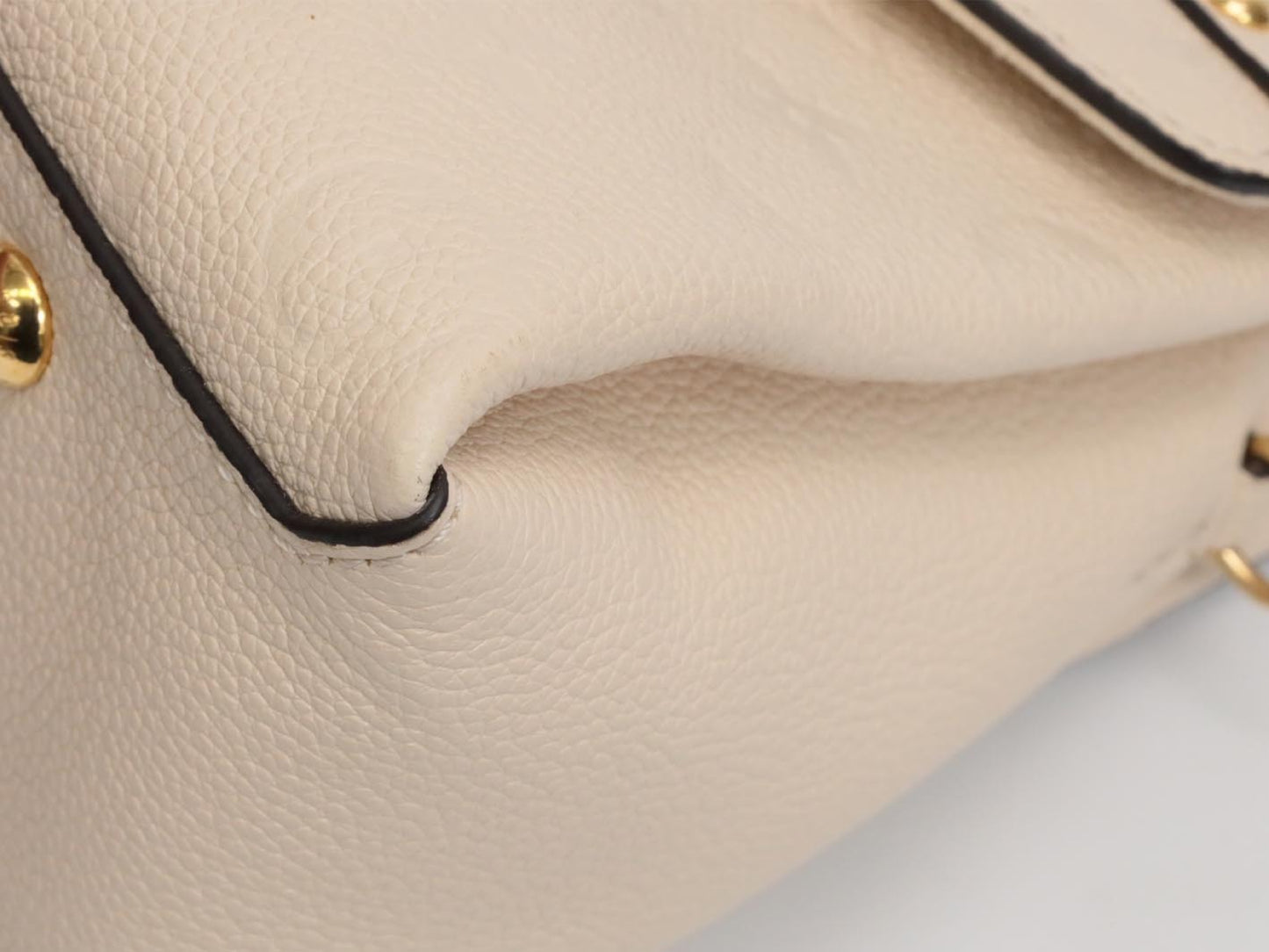 LOUIS VUITTON Empreinte Georges BB Beige M53943 RFID Verified Shoulder Bag